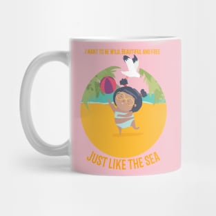 Cute Amazing Just Like The Sea Mug